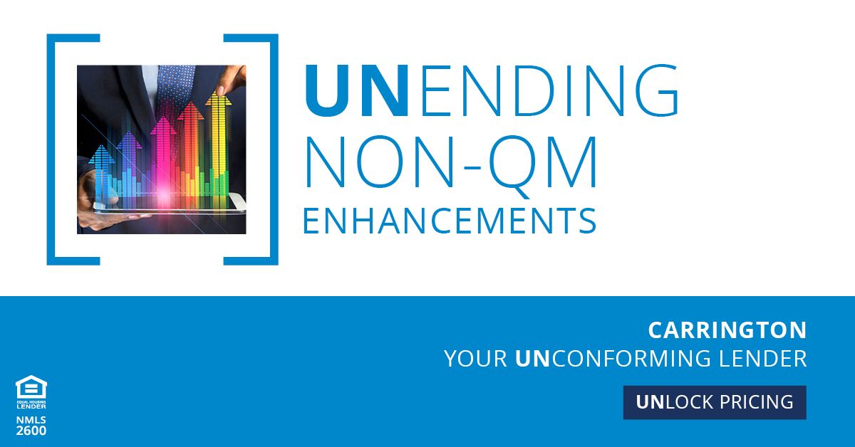 NonQM Program Underwriting Enhancements Carrington Wholesale